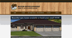 Desktop Screenshot of bauerdevelopment.com